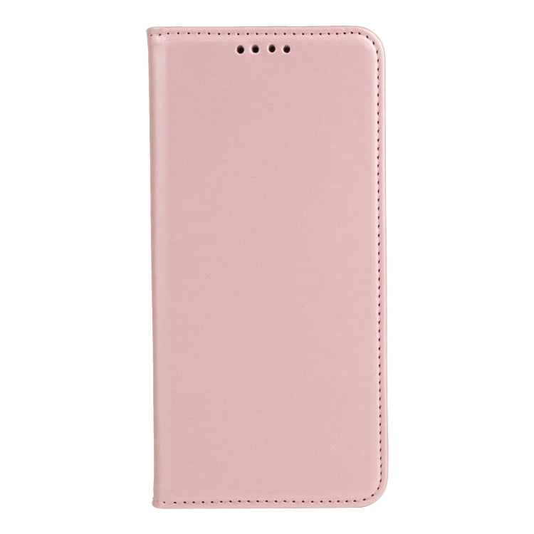 For Samsung Galaxy A73 Strong Magnetism Liquid Feel Leather Phone Case