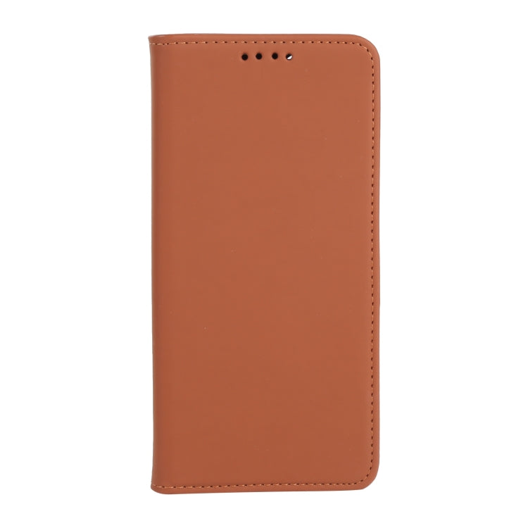 For Samsung Galaxy A73 Strong Magnetism Liquid Feel Leather Phone Case