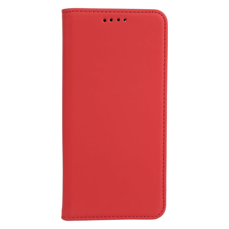 For Samsung Galaxy A73 Strong Magnetism Liquid Feel Leather Phone Case