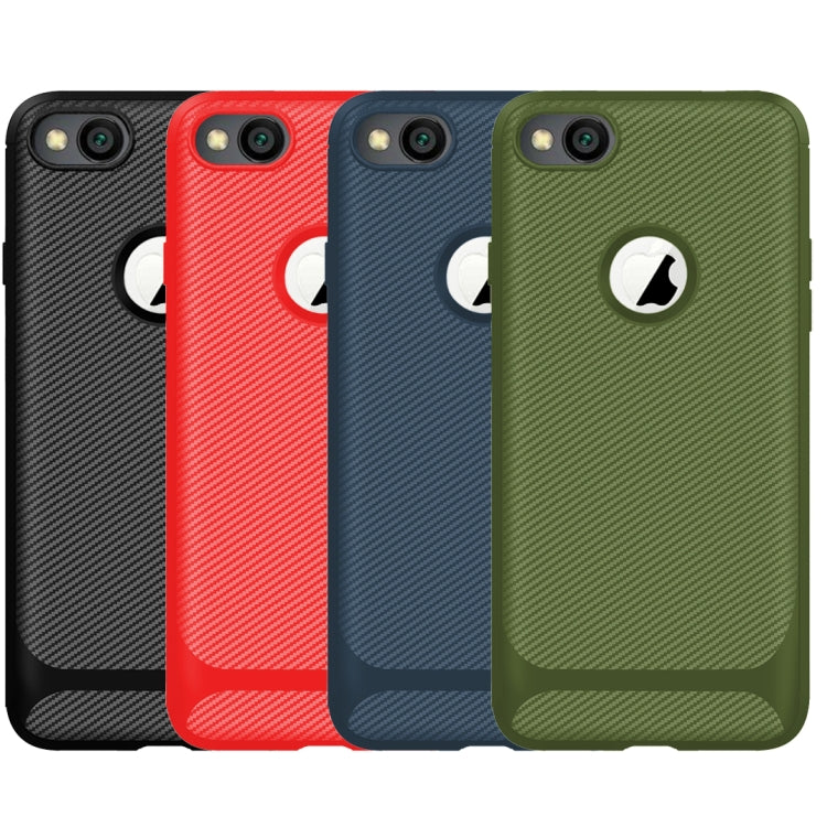 For iPhone 6 & 6s Carbon Fiber Texture Shockproof TPU Protective Case