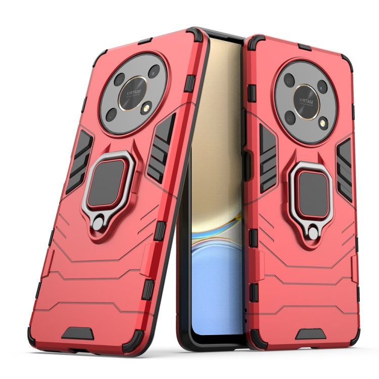 For Honor X30 5G Shockproof PC + TPU Phone Case with Magnetic Ring Holder