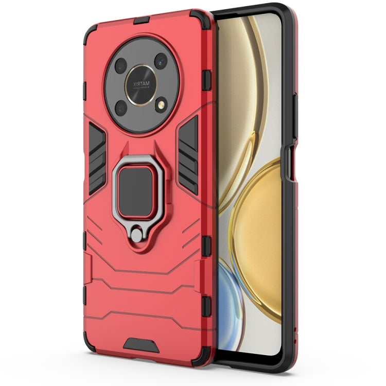 For Honor X30 5G Shockproof PC + TPU Phone Case with Magnetic Ring Holder