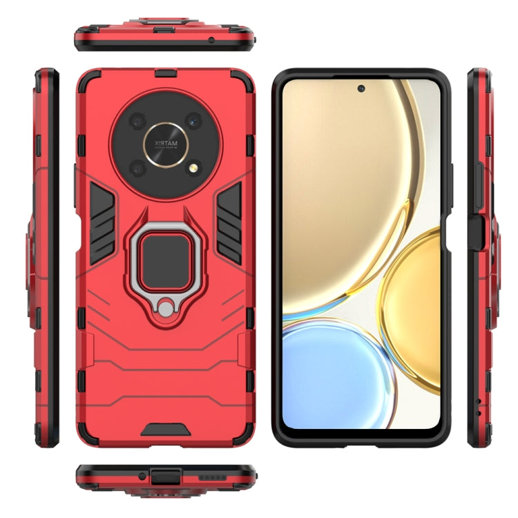 For Honor X30 5G Shockproof PC + TPU Phone Case with Magnetic Ring Holder
