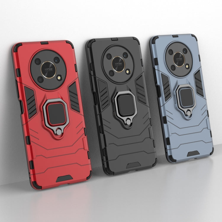 For Honor X30 5G Shockproof PC + TPU Phone Case with Magnetic Ring Holder