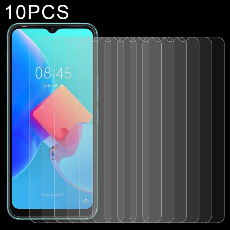 10 PCS 0.26mm 9H 2.5D Tempered Glass Film For Tecno Spark Go 2022