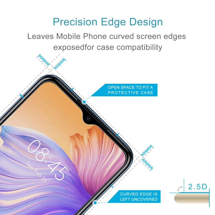 10 PCS 0.26mm 9H 2.5D Tempered Glass Film For Tecno Spark 8T