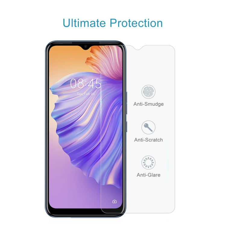 10 PCS 0.26mm 9H 2.5D Tempered Glass Film For Tecno Spark 8T