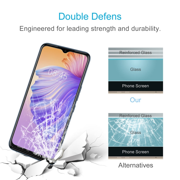 10 PCS 0.26mm 9H 2.5D Tempered Glass Film For Tecno Spark 8T