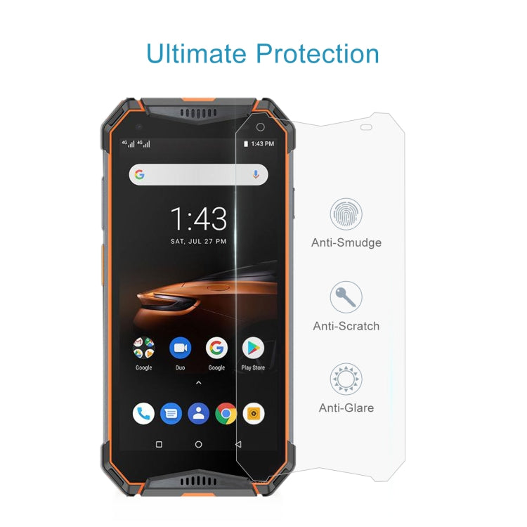 10 PCS 0.26mm 9H 2.5D Tempered Glass Film For Ulefone Armor 3W