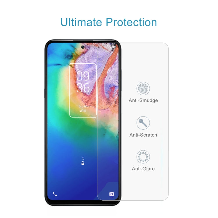 10 PCS 0.26mm 9H 2.5D Tempered Glass Film For TCL 20 A 5G