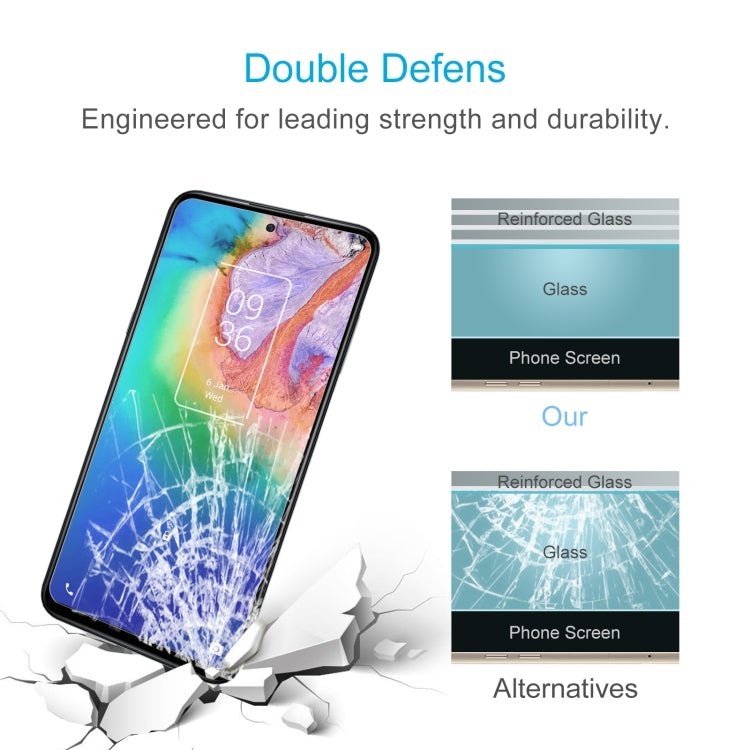 10 PCS 0.26mm 9H 2.5D Tempered Glass Film For TCL 20 A 5G