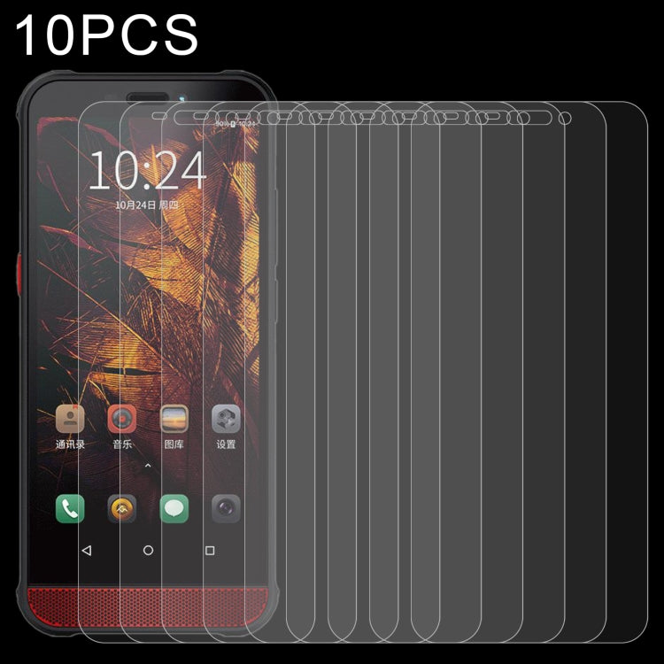 10 PCS 0.26mm 9H 2.5D Tempered Glass Film For AGM H2