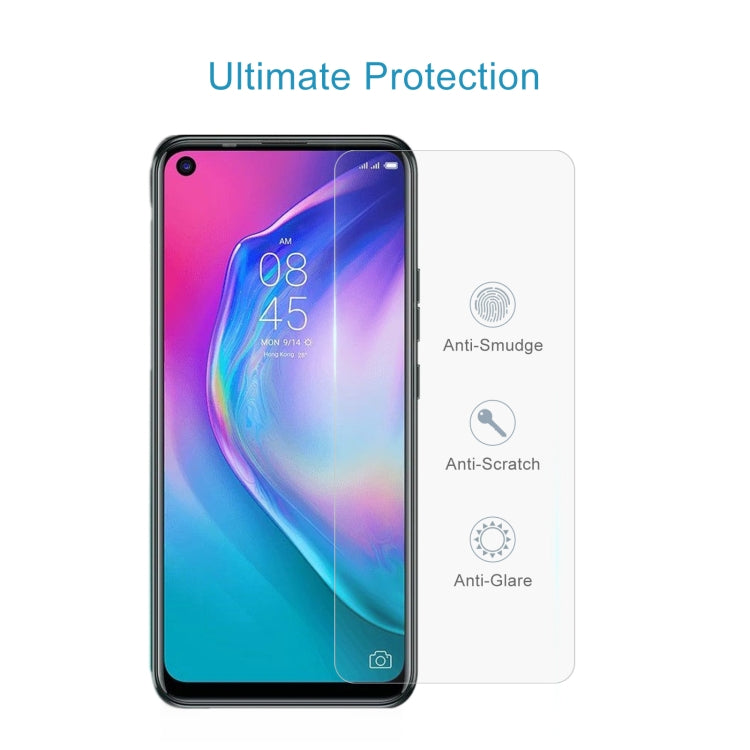50 PCS 0.26mm 9H 2.5D Tempered Glass Film For Tecno Camon 16 S