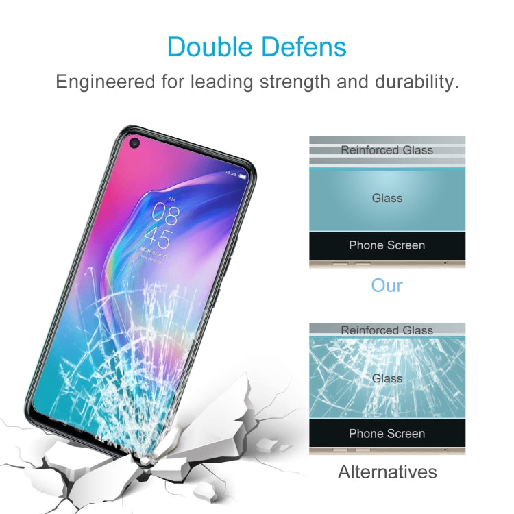 50 PCS 0.26mm 9H 2.5D Tempered Glass Film For Tecno Camon 16 S