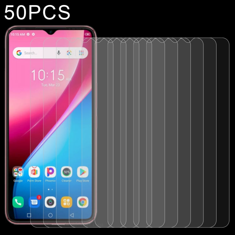 50 PCS 0.26mm 9H 2.5D Tempered Glass Film For Infinix Smart 5 Pro