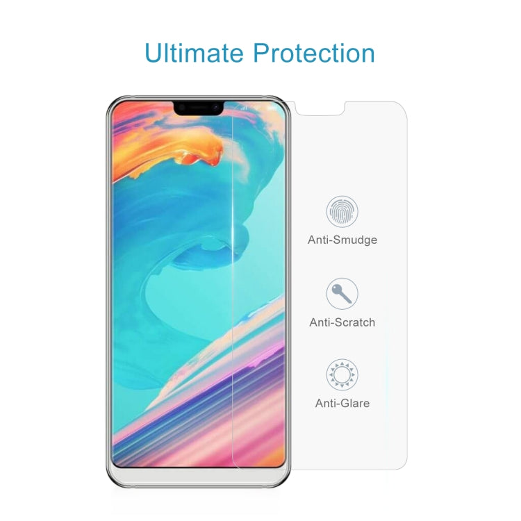 50 PCS 0.26mm 9H 2.5D Tempered Glass Film For Ulefone T2 Pro