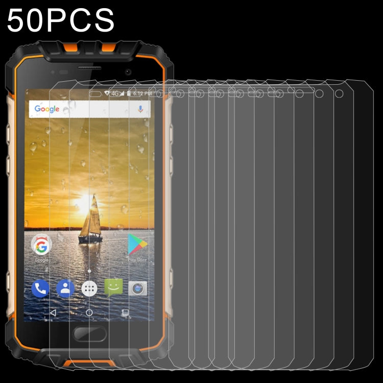 50 PCS 0.26mm 9H 2.5D Tempered Glass Film For Ulefone Armor 2S