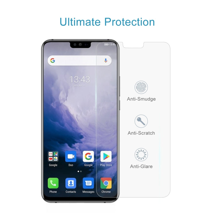 50 PCS 0.26mm 9H 2.5D Tempered Glass Film For Ulefone T2