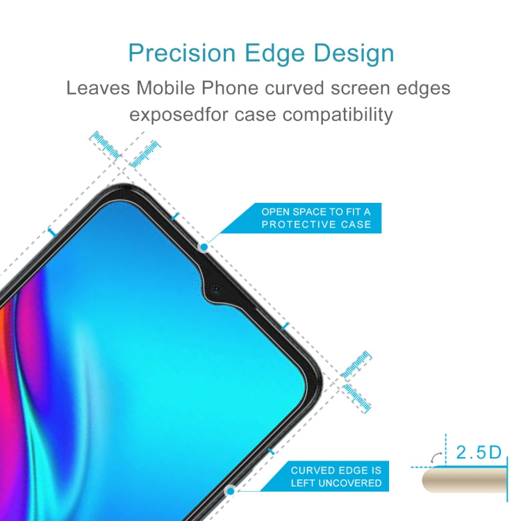50 PCS 0.26mm 9H 2.5D Tempered Glass Film For TCL 20E