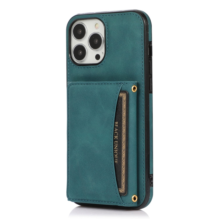For iPhone 13 Pro Max Three-fold Leather Phone Case with Card Slot & Wallet & Holder