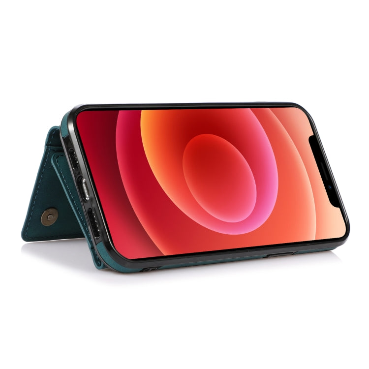 For iPhone 13 mini Three-fold Leather Phone Case with Card Slot & Wallet & Holder