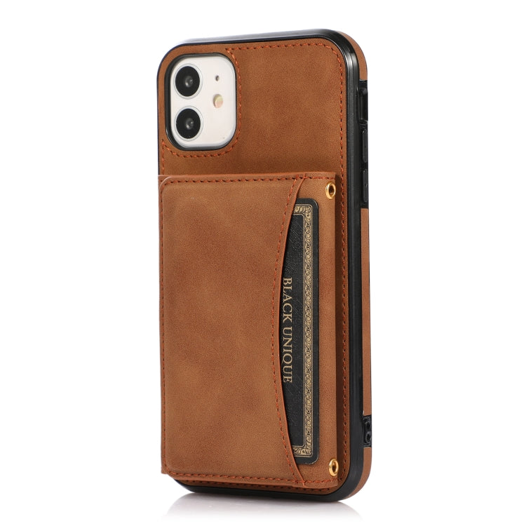 For iPhone 12 mini Three-fold Leather Phone Case with Card Slot & Wallet & Holder