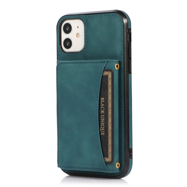 For iPhone 12 mini Three-fold Leather Phone Case with Card Slot & Wallet & Holder