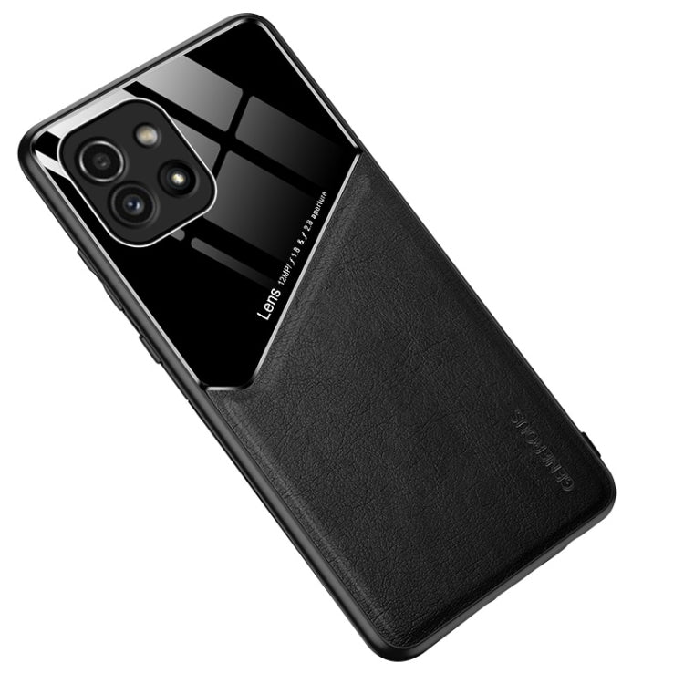 For Samsung Galaxy A03 Leather Glass Magnet Phone Case