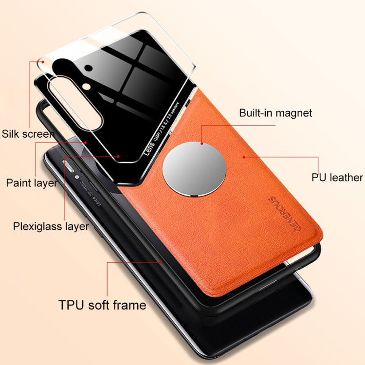 For Samsung Galaxy A13 5G Leather Glass Magnet Phone Case