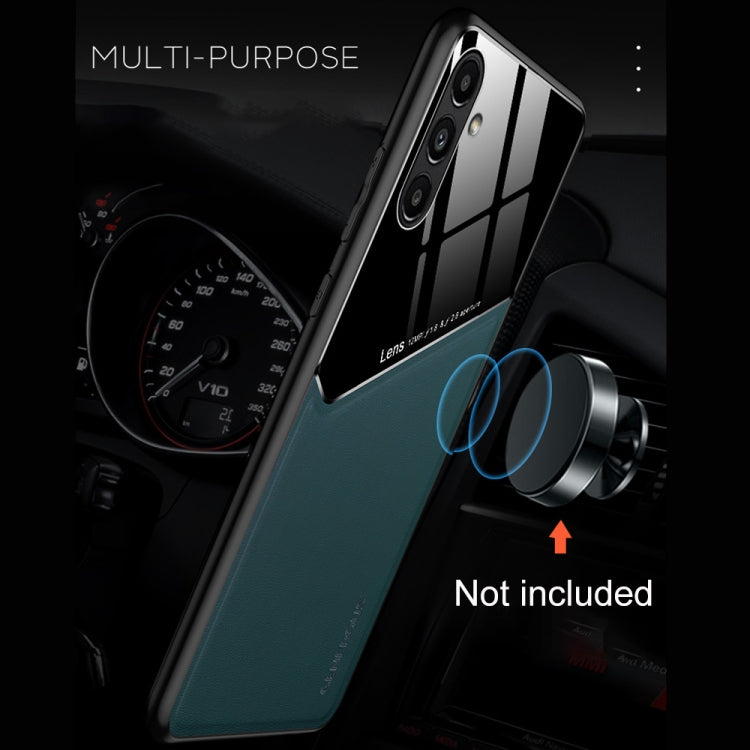 For Samsung Galaxy A13 5G Leather Glass Magnet Phone Case