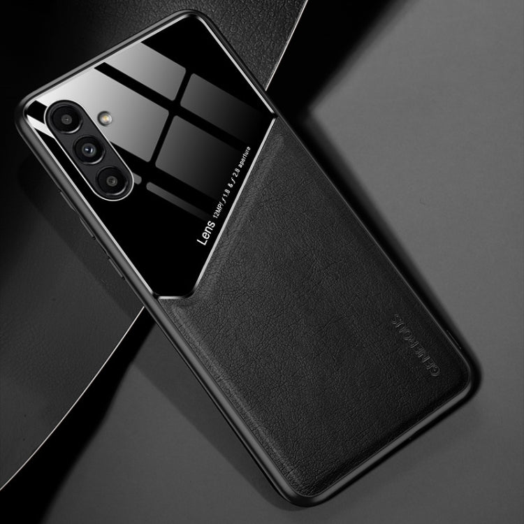 For Samsung Galaxy A13 5G Leather Glass Magnet Phone Case