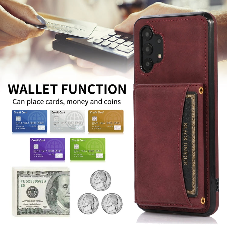 For Samsung Galaxy A32 4G Three-fold Leather Phone Case with Card Slot & Wallet & Holder