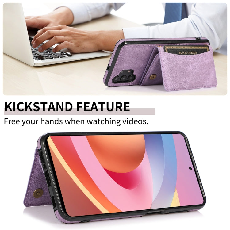 For Samsung Galaxy A32 4G Three-fold Leather Phone Case with Card Slot & Wallet & Holder