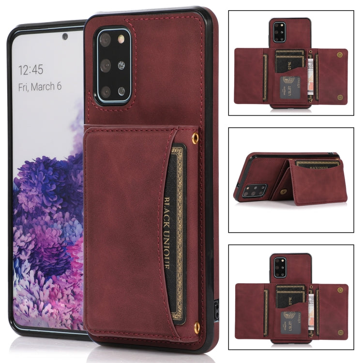 For Samsung Galaxy S20 Three-fold Leather Phone Case with Card Slot & Wallet & Holder