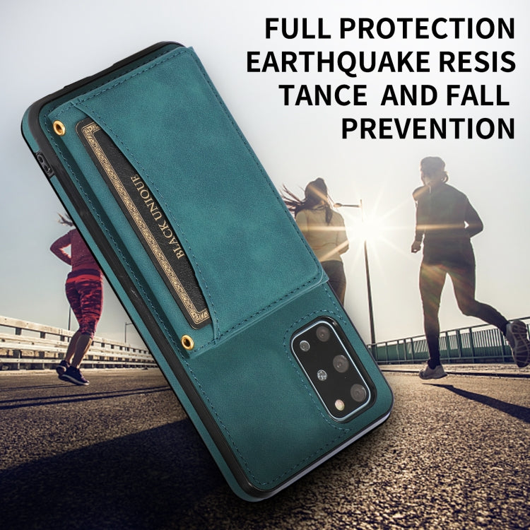 For Samsung Galaxy S20+ Three-fold Leather Phone Case with Card Slot & Wallet & Holder