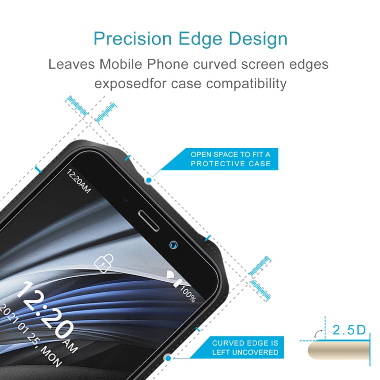 10 PCS 0.26mm 9H 2.5D Tempered Glass Film For Oukitel WP12 Pro