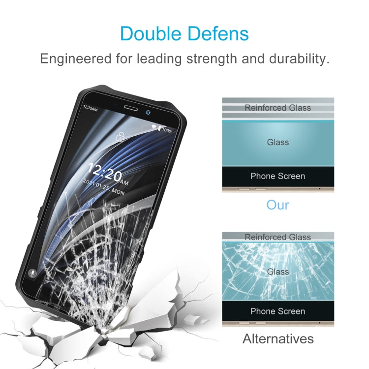 10 PCS 0.26mm 9H 2.5D Tempered Glass Film For Oukitel WP12 Pro