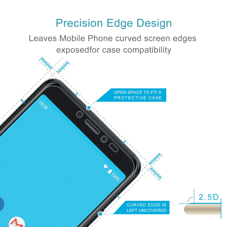 10 PCS 0.26mm 9H 2.5D Tempered Glass Film For Wiko Sunny 5 Lite