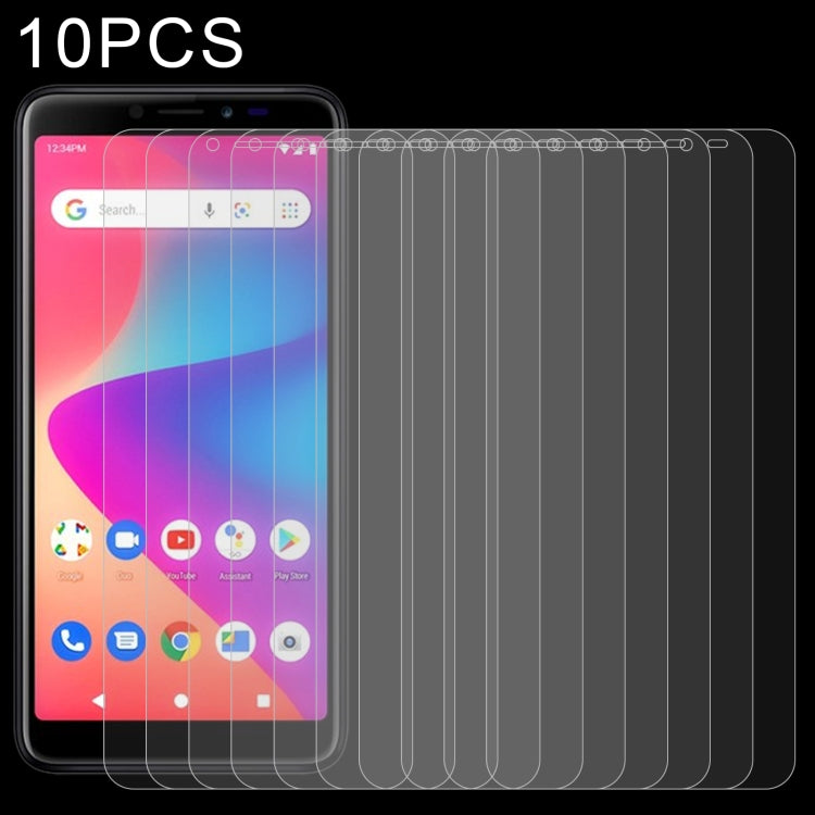 10 PCS 0.26mm 9H 2.5D Tempered Glass Film For BLU Studio X10+