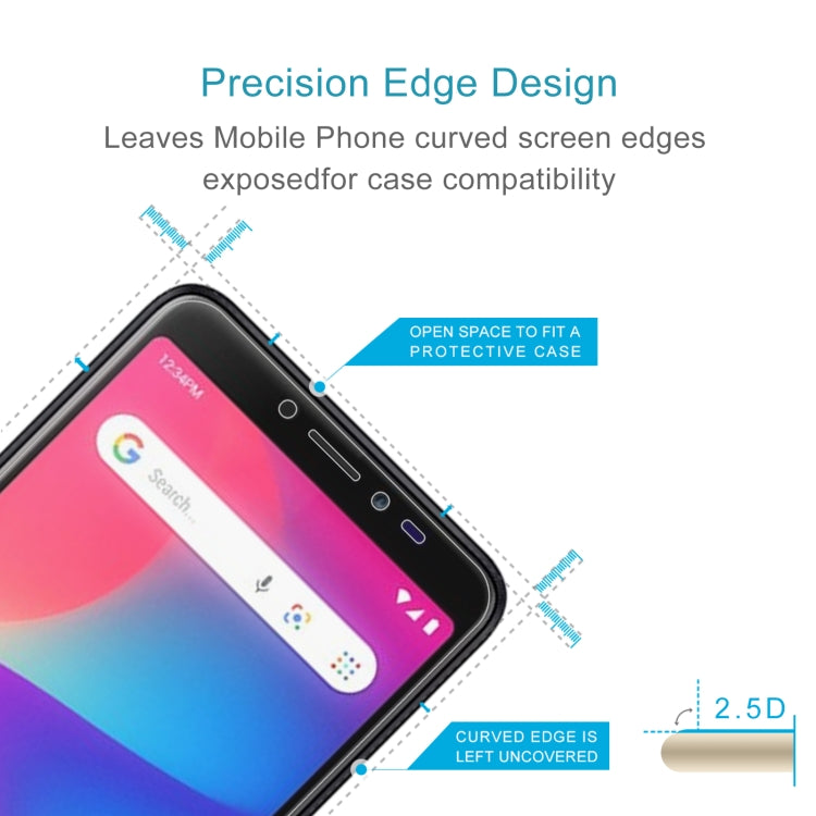10 PCS 0.26mm 9H 2.5D Tempered Glass Film For BLU Studio X10+