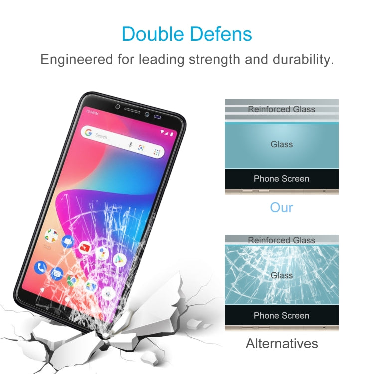 10 PCS 0.26mm 9H 2.5D Tempered Glass Film For BLU Studio X10+