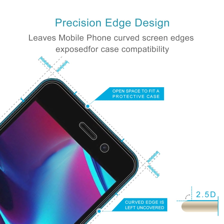 10 PCS 0.26mm 9H 2.5D Tempered Glass Film For BLU Studio X10L