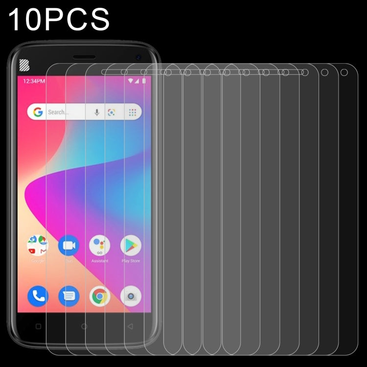 10 PCS 0.26mm 9H 2.5D Tempered Glass Film For BLU J5L