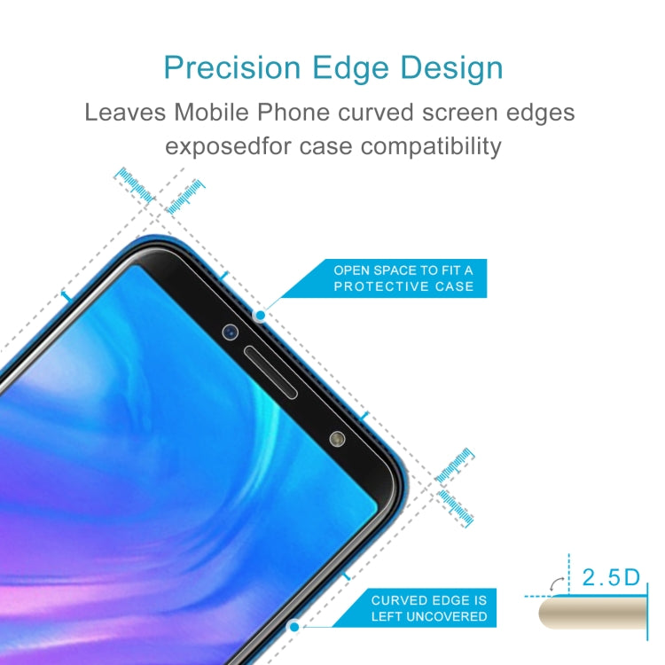 10 PCS 0.26mm 9H 2.5D Tempered Glass Film For BLU J6