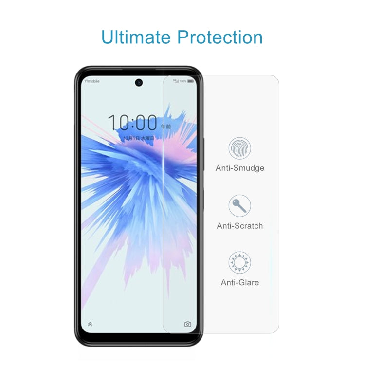 50 PCS 0.26mm 9H 2.5D Tempered Glass Film For ZTE Libero 5G II
