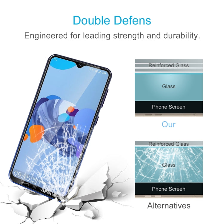 50 PCS 0.26mm 9H 2.5D Tempered Glass Film For Oukitel C19 Pro