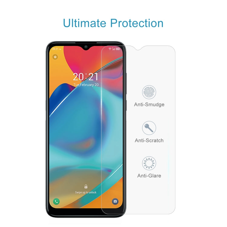 50 PCS 0.26mm 9H 2.5D Tempered Glass Film For Alcatel 3L 2021