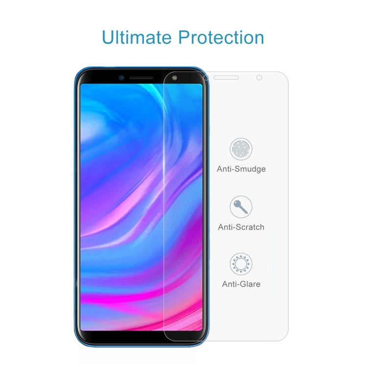 50 PCS 0.26mm 9H 2.5D Tempered Glass Film For BLU J6