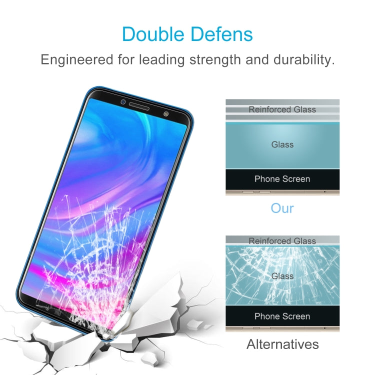 50 PCS 0.26mm 9H 2.5D Tempered Glass Film For BLU J6