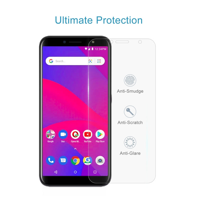 50 PCS 0.26mm 9H 2.5D Tempered Glass Film For BLU C6 2019